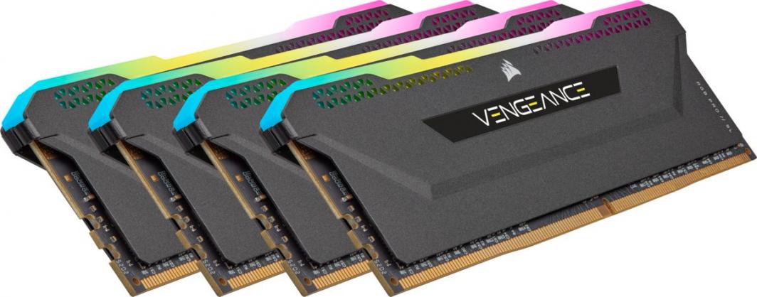 Pamięć Corsair Vengeance RGB PRO, DDR4, 64 GB, 3200MHz, CL16 (CMH64GX4M4E3200C16)