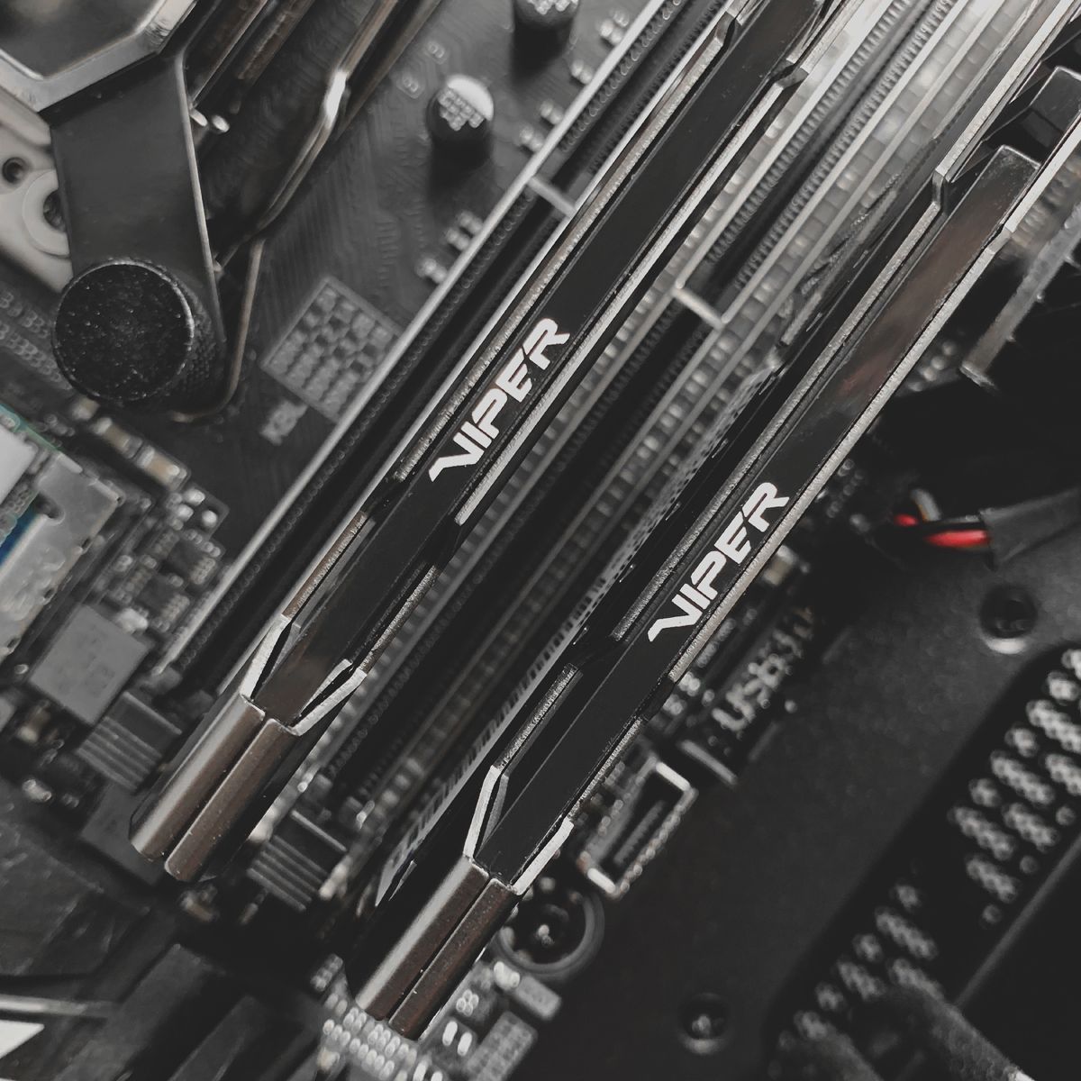 Pamięć Patriot Viper Steel, DDR4, 8 GB, 3600MHz, CL18 (PVS48G360C8)