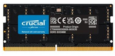 Pamięć do laptopa Crucial SODIMM, DDR5, 32 GB, 5600 MHz, CL46 (CT32G56C46S5T)