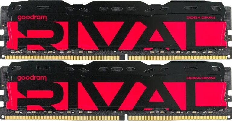 Pamięć GoodRam Rival Radiant, DDR4, 64 GB, 3200MHz, CL16 (GGRRD4-32L18/64GDC)