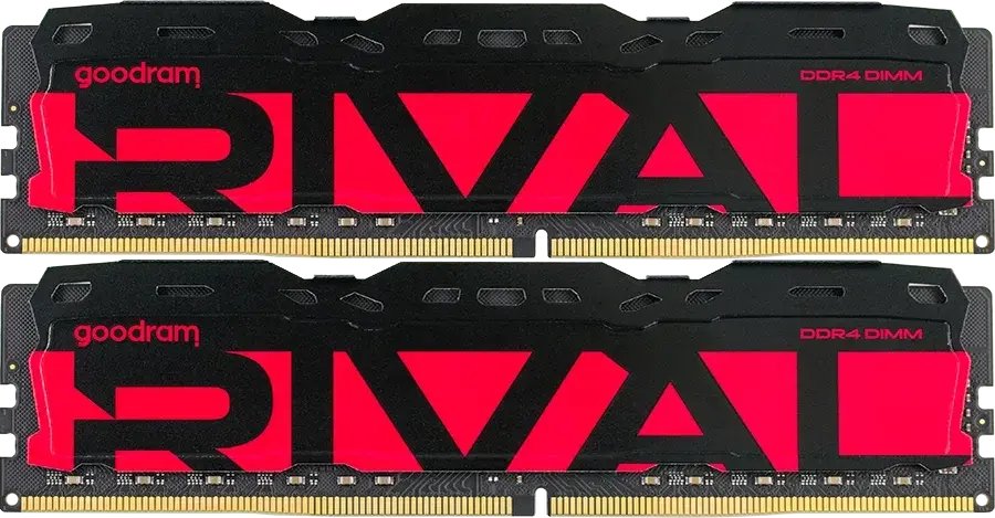 Pamięć GoodRam Rival Radiant, DDR4, 64 GB, 3200MHz, CL16 (GGRRD4-32L18/64GDC)