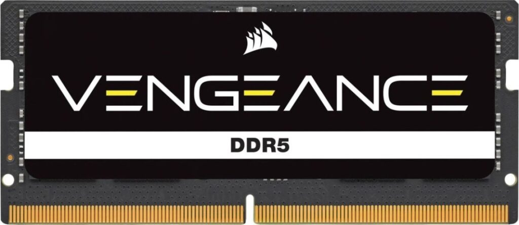 Pamięć do laptopa Corsair Vengeance, SODIMM, DDR5, 16 GB, 5600 MHz, CL48 (CMSX16GX5M1A5600C48)
