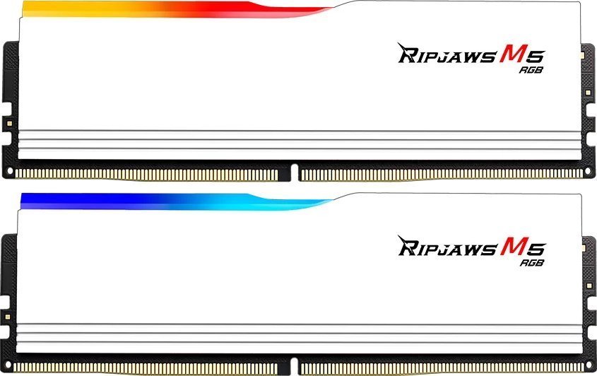 Pamięć G.Skill Ripjaws M5 RGB, DDR5, 32 GB, 6400MHz, CL32 (F5-6400J3239G16GX2-RM5RW)