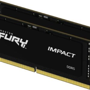 Pamięć do laptopa Kingston Impact, SODIMM, DDR5, 32 GB, 6000 MHz, CL38 (KF560S38IBK2-32)
