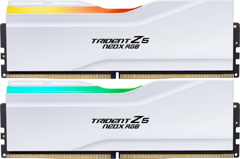 Pamięć G.Skill Trident Z5 NeoX RGB, DDR5, 32 GB, 6000MHz, CL36 (F5-6000A3636F16GX2-TZ5NXRW)