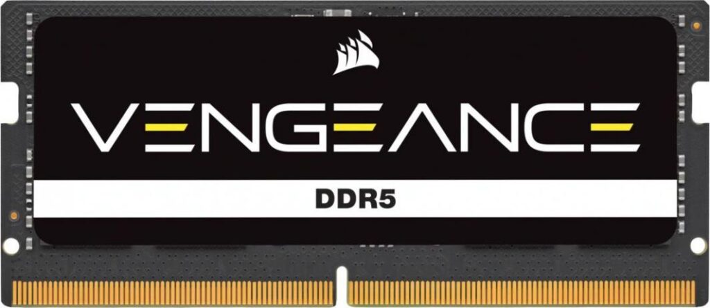 Pamięć do laptopa Corsair Vengeance, SODIMM, DDR5, 8 GB, 4800 MHz, CL40 (CMSX8GX5M1A4800C40)