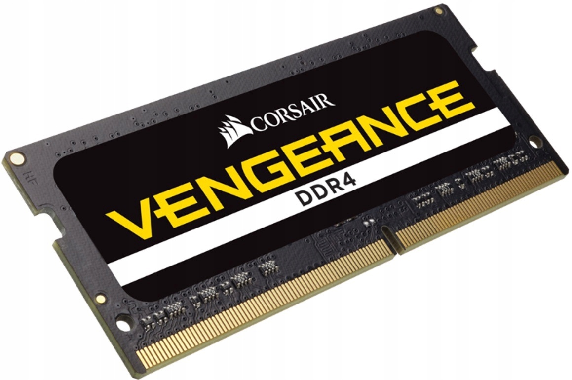 Pamięć do laptopa Corsair Vengeance, SODIMM, DDR4, 16 GB, 2400 MHz, CL16 (CMSX16GX4M2A2400C16)
