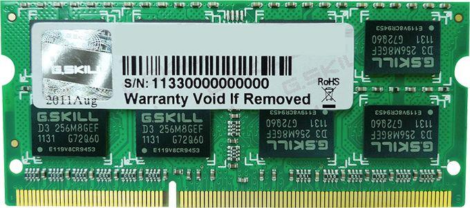 Pamięć do laptopa G.Skill SODIMM, DDR3, 8 GB, 1600 MHz, CL11 (FA-1600C11S-8GSQ)
