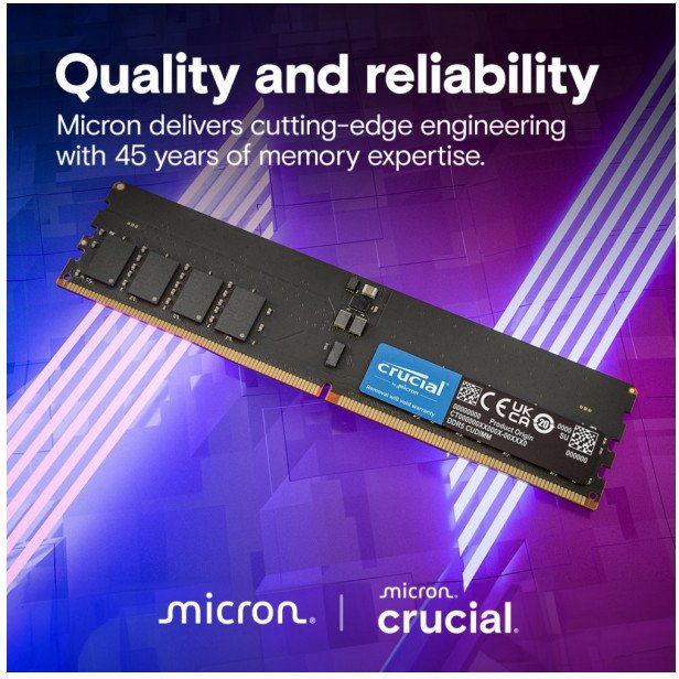 Pamięć Crucial CT32G64C52CU5 32GB DDR5 6400 MT/s