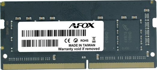 Pamięć do laptopa AFOX SODIMM, DDR4, 8 GB, 2666 MHz, CL19 (AFSD48FH1P)
