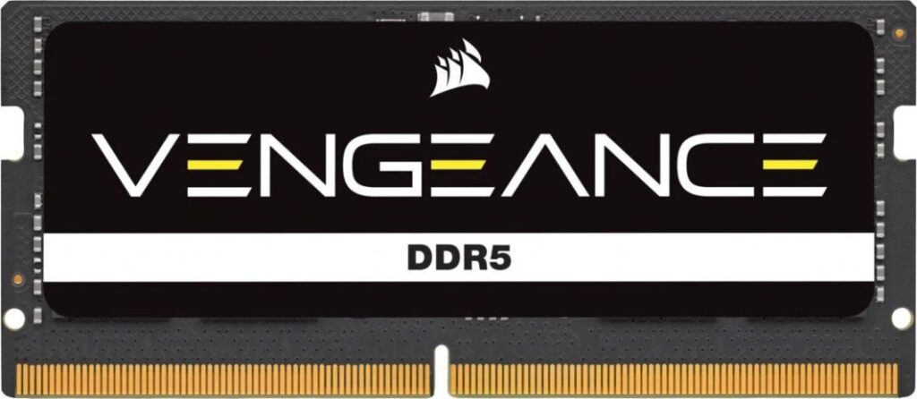 Pamięć do laptopa Corsair Vengeance, SODIMM, DDR5, 24 GB, 4800 MHz, CL40 (CMSX24GX5M1A4800C40)