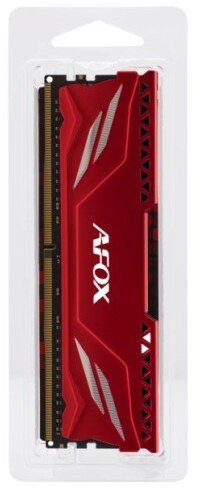 Pamięć AFOX Gaming DDR4 16GB 3200MHz CL16 Czerwony (AFLD416PS1CA)