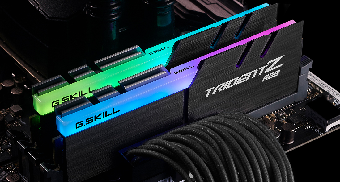 Pamięć G.Skill Trident Z RGB, DDR4, 16 GB, 3000MHz, CL16 (F4-3000C16D-16GTZR)