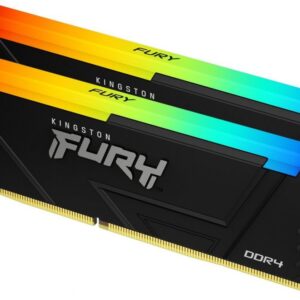 Pamięć Kingston Fury Beast RGB, DDR4, 64 GB, 3200MHz, CL16 (KF432C16BB2AK2/64)