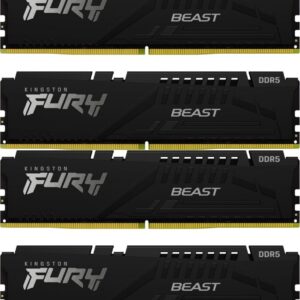 Pamięć Kingston Fury Beast, DDR5, 64 GB, 5200MHz, CL40 (KF552C40BBK4-64)