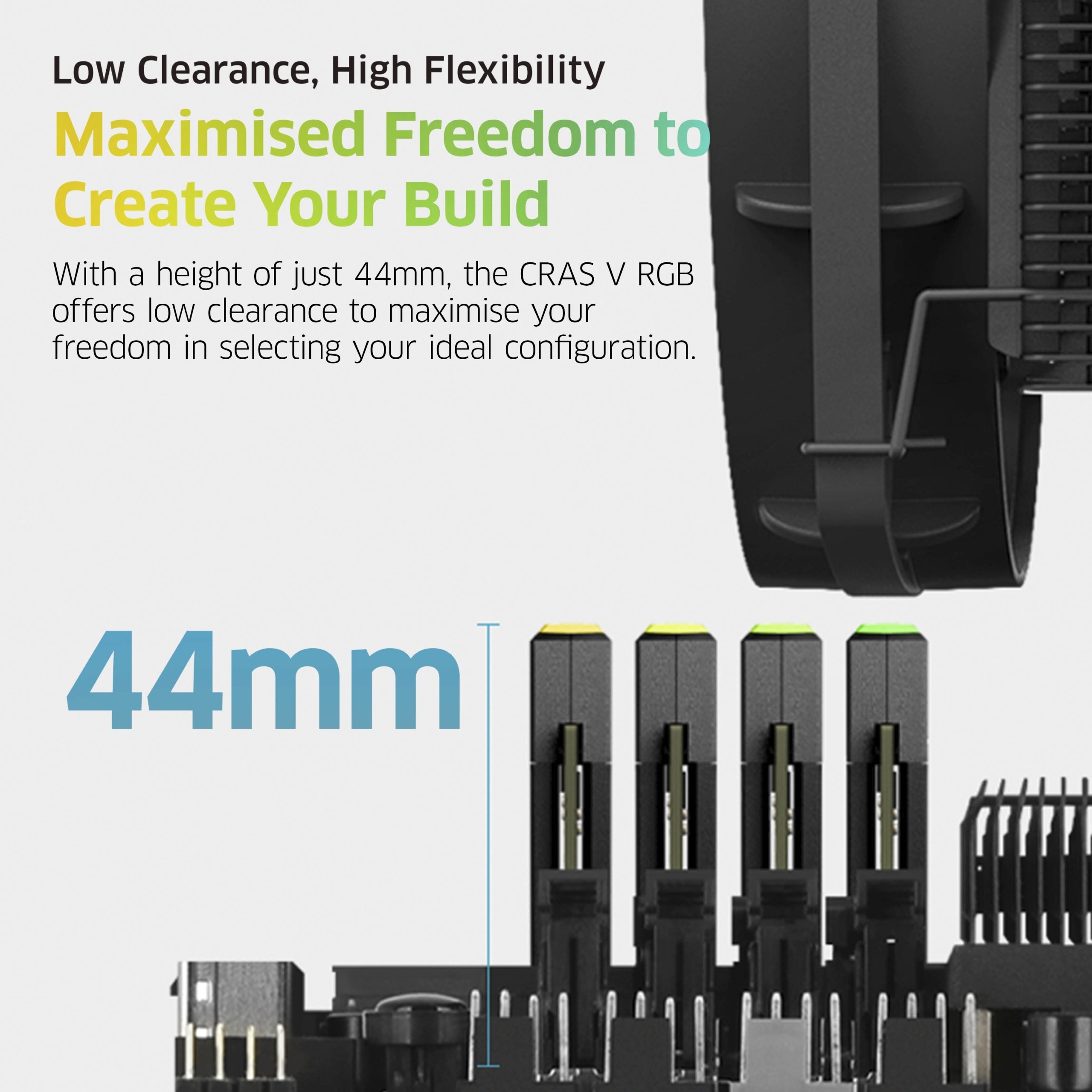 Pamięć Klevv CRAS V 32GB (2x16GB) DDR5 Gaming RAM 6000MHz CL30 Memory Module Kit moduł pamięci 288-pin DIMM (KD5AGUA80-60A300G)