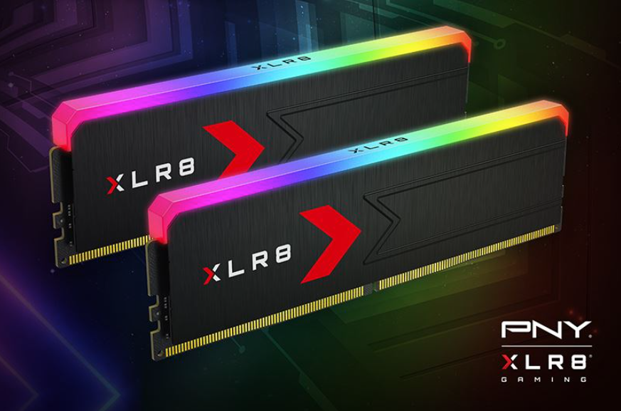 Pamięć PNY XLR8 RGB, DDR5, 32 GB, 6000MHz, CL36 (MD32GK2D5600036XRGB)