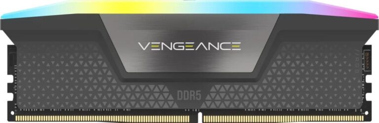 Pamięć Corsair Vengeance RGB, DDR5, 32 GB, 5200MHz, CL40 (CMH32GX5M1B5200Z40)