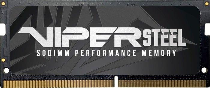 Pamięć do laptopa Patriot Viper Steel, SODIMM, DDR4, 32 GB, 2666 MHz, CL18 (PVS432G266C8S)