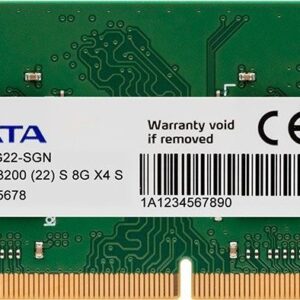Pamięć do laptopa ADATA Premier, SODIMM, DDR4, 8 GB, 3200 MHz, CL22 (AD4S32008G22-SGN)