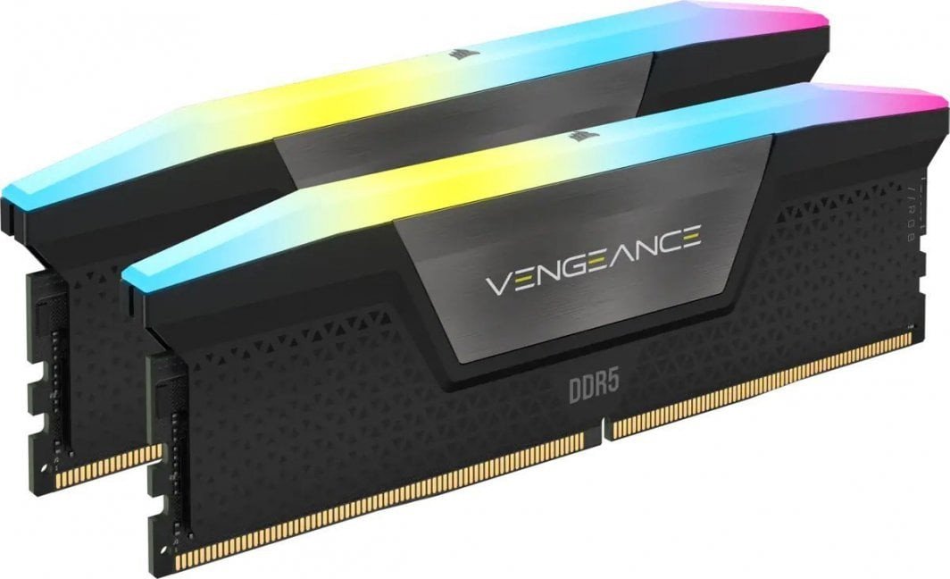 Pamięć Corsair Vengeance RGB, DDR5, 48 GB, 6400MHz, CL36 (CMH48GX5M2B6400C36)