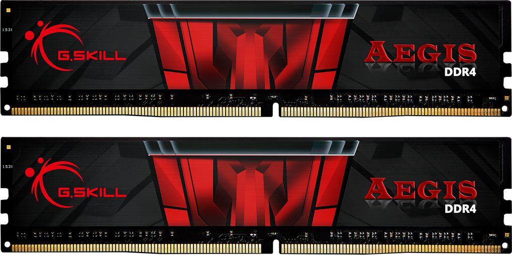 Pamięć G.Skill Aegis, DDR4, 16 GB, 2666MHz, CL19 (F4-2666C19D-16GIS)