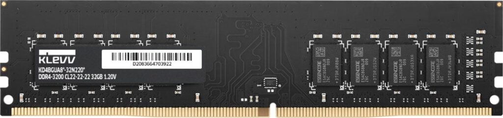 Pamięć Klevv U-DIMM moduł pamięci 32 GB 1 x 32 GB DDR4 3200 MT/s 288-pin DIMM (KD4BGUA80-32N2200)