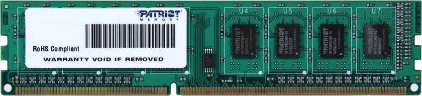 Pamięć Patriot Signature, DDR3, 4 GB, 1600MHz, CL11 (PSD34G160081)