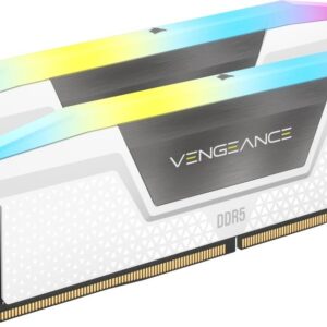 Pamięć Corsair Vengeance RGB, DDR5, 32 GB, 6400MHz, CL36 (CMH32GX5M2B6400C36W)