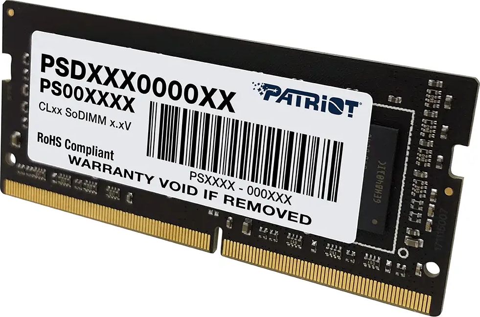 Pamięć do laptopa Patriot Signature, SODIMM, DDR4, 8 GB, 2400 MHz, CL17 (PSD48G240081S)