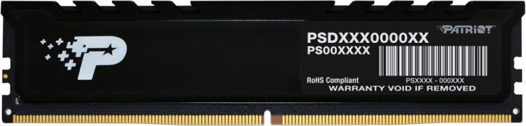 Pamięć Patriot Signature Premium, DDR5, 16 GB, 5600MHz, CL46 (PSP548G56002H1)
