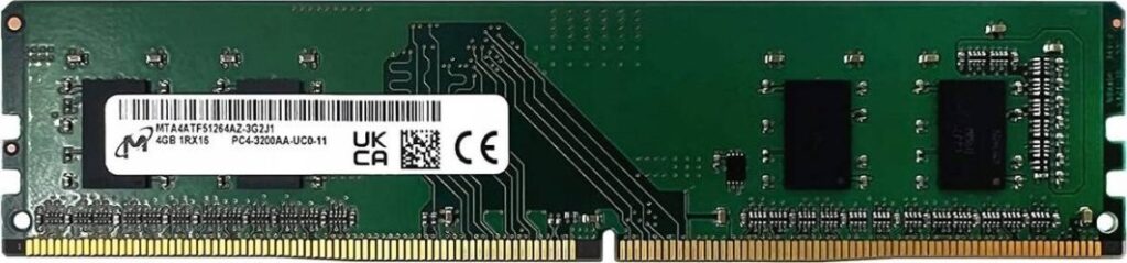 Pamięć Micron DDR4 4GB 3200MHz (MTA4ATF51264AZ-3G2J1)