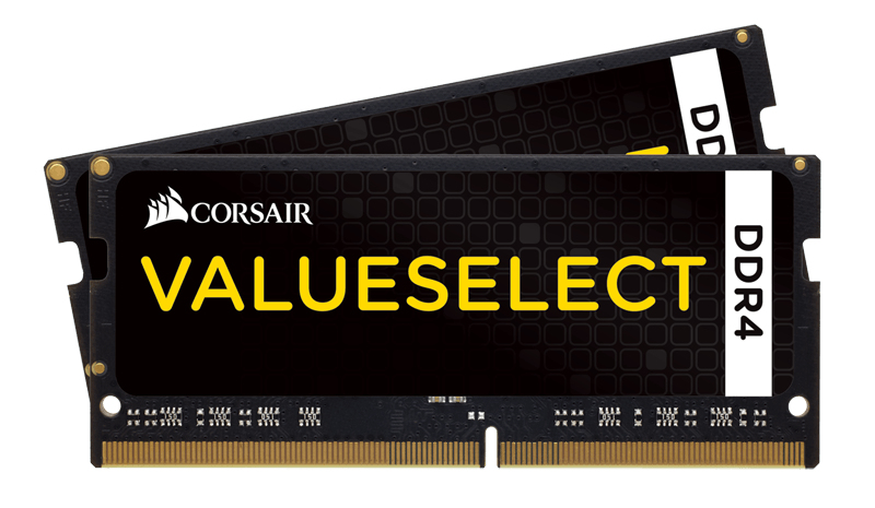 Pamięć do laptopa Corsair Value Select, SODIMM, DDR4, 8 GB, 2133 MHz, CL15 (CMSO8GX4M1A2133C15)