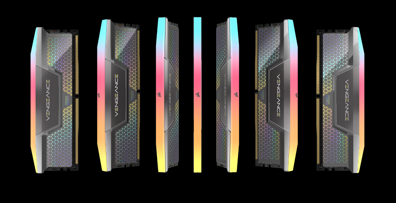 Pamięć Corsair Vengeance RGB, DDR5, 48 GB, 8000MHz, CL38 (CMHC48GX5M2X8000C38)