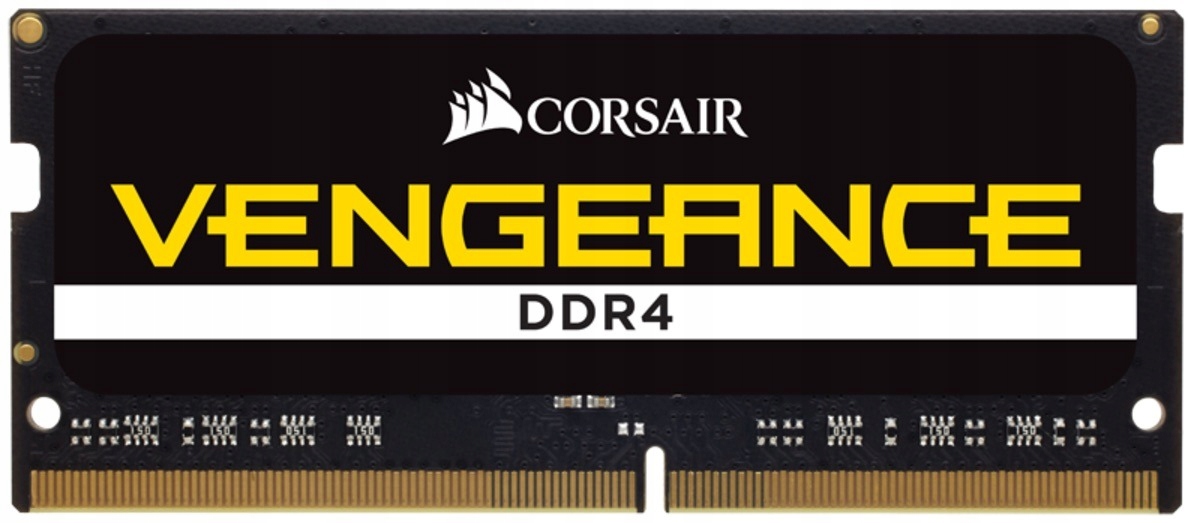Pamięć do laptopa Corsair Vengeance, SODIMM, DDR4, 16 GB, 2400 MHz, CL16 (CMSX16GX4M2A2400C16)