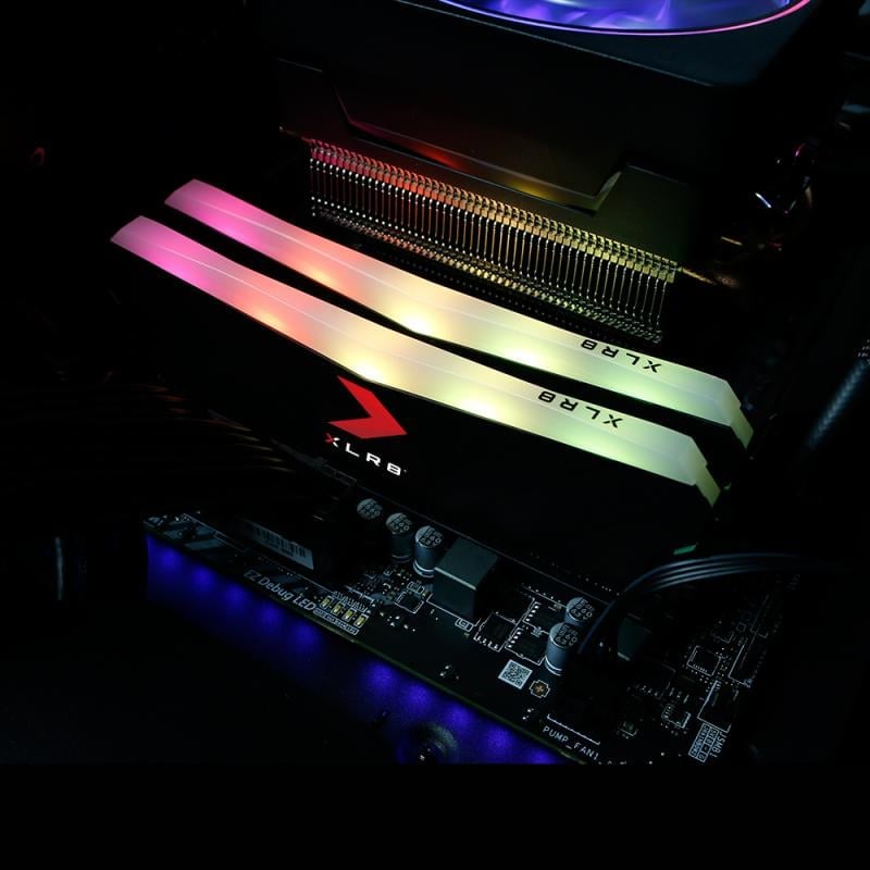 Pamięć PNY XLR8 Gaming Epic-X RGB, DDR4, 8 GB, 3200MHz, CL16 (MD8GD4320016XRGB-SI)