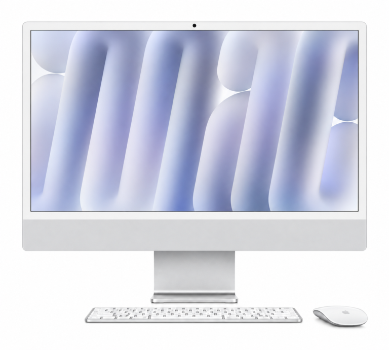 Komputer Apple iMac 24 M4 / 16 GB / 512 GB / 10R GPU / Srebrny (MWUV3ZE/A)