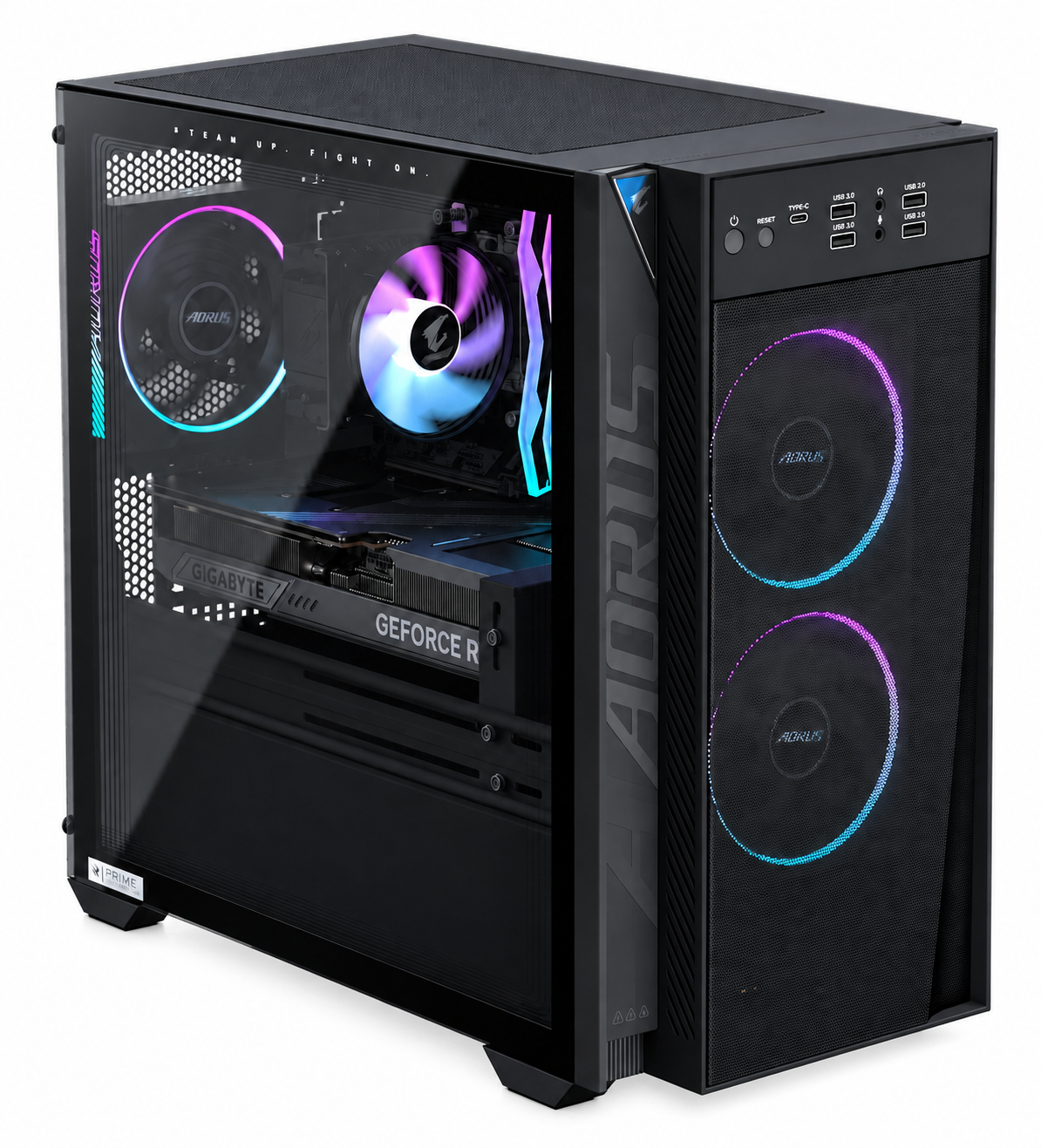 Komputer Gigabyte Aorus Prime 3 AP351, Ryzen 7 9700X, 32 GB, RTX 5070, 1 TB M.2 PCIe Windows 11 Home