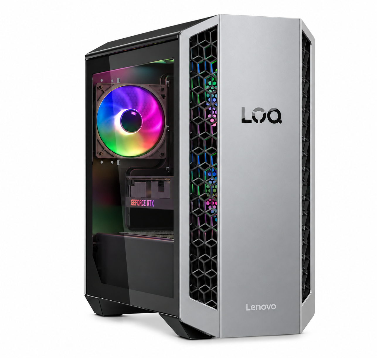 Komputer Lenovo LOQ Tower 26ADR10, Ryzen 7 8745HX, 32 GB, RTX 5070, 1 TB M.2 PCIe Windows 11 Home