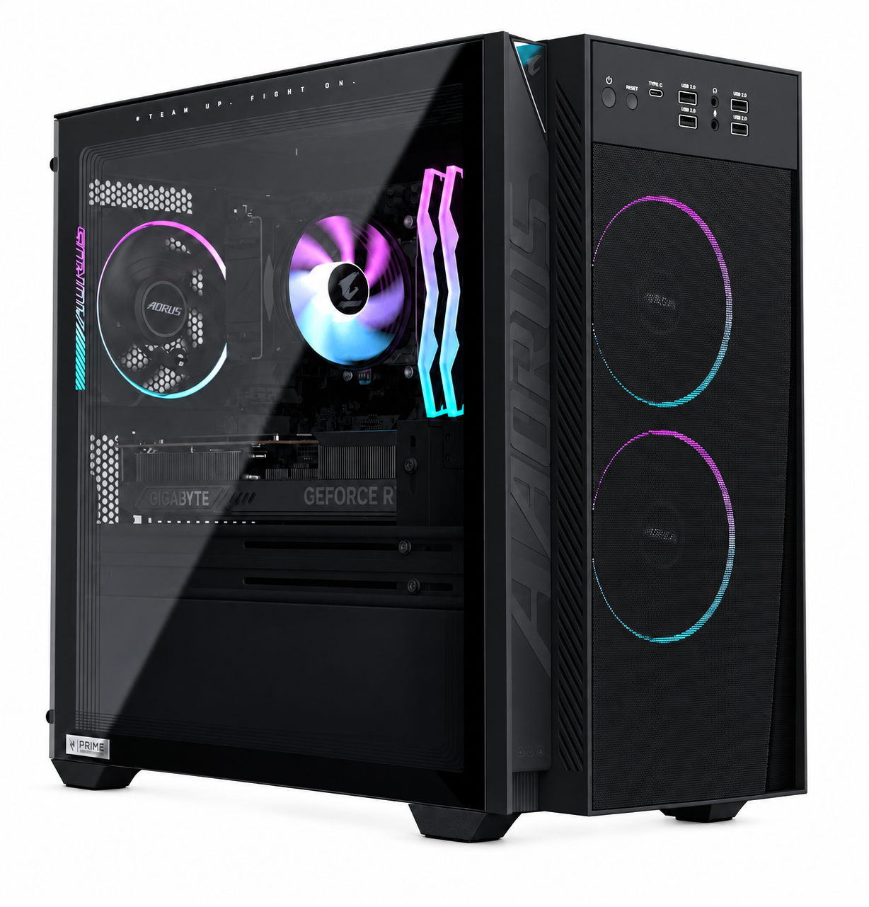 Komputer Gigabyte Aorus Prime 3 AP351, Ryzen 7 9700X, 16 GB, RTX 5060, 1 TB M.2 PCIe Windows 11 Home