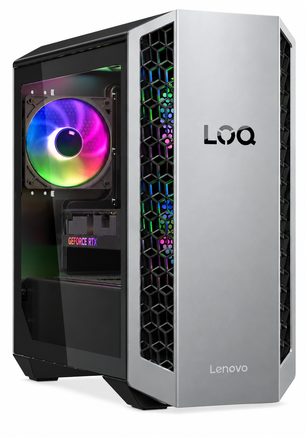 Komputer Lenovo LOQ Tower 26ADR10, Ryzen 7 8745HX, 32 GB, RTX 5060 Ti, 1 TB M.2 PCIe Windows 11 Home