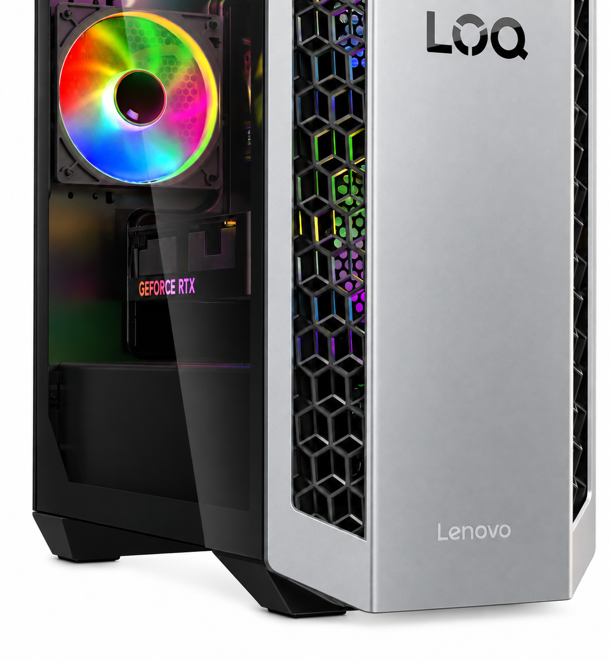 Komputer Lenovo LOQ Tower 26ADR10, Ryzen 7 8745HX, 32 GB, RTX 5060 Ti, 1 TB M.2 PCIe Windows 11 Home