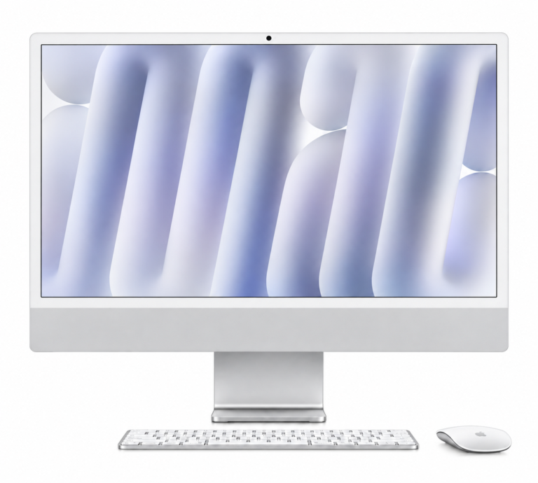 Komputer Apple iMac 24 M4 / 16 GB / 256 GB / 10R GPU / Srebrny (MWUU3ZE/A)