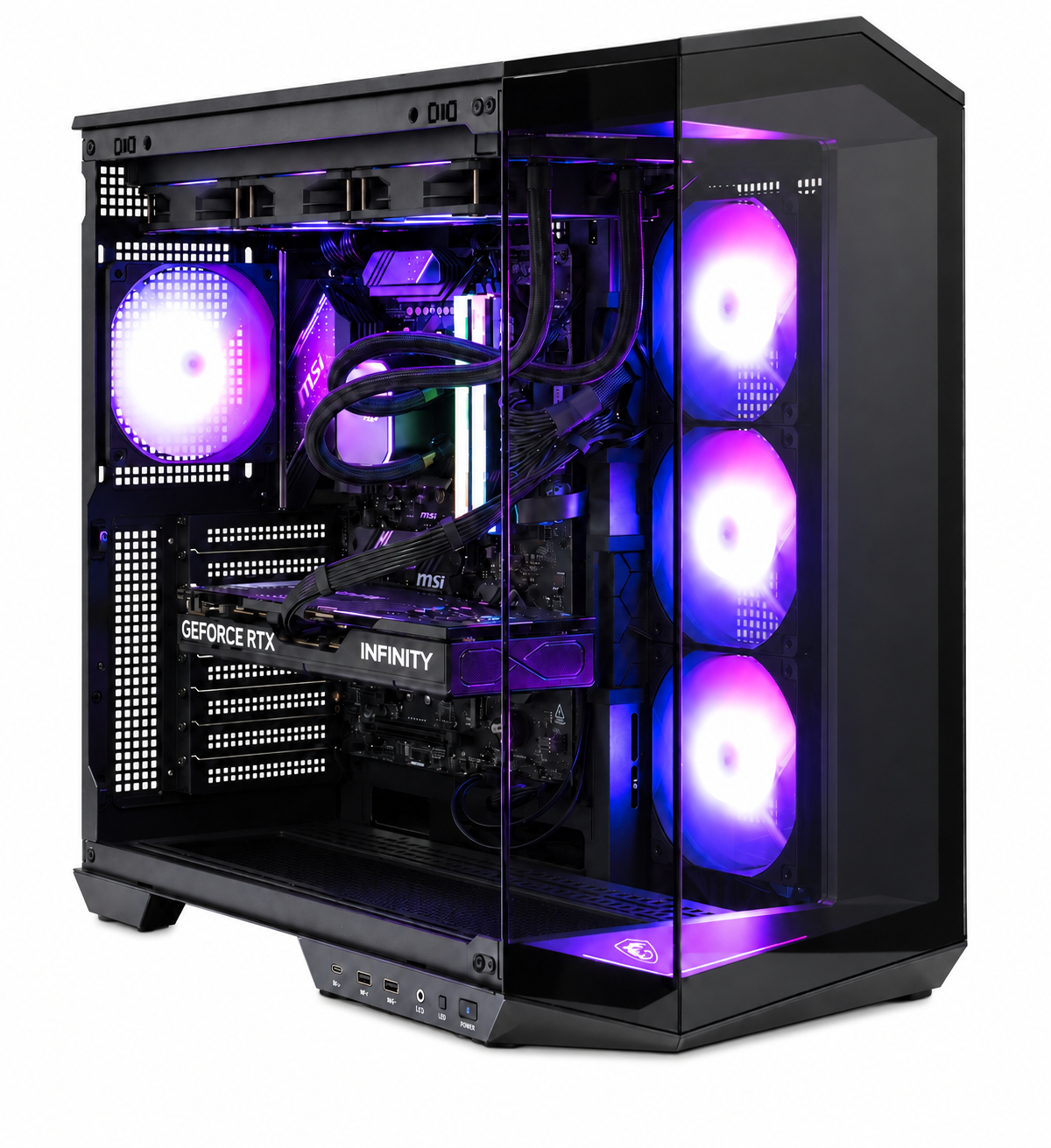 Komputer Game X G700, Ryzen 7 5700X, 32 GB, RTX 5070, 1 TB M.2 PCIe Windows 11 Pro