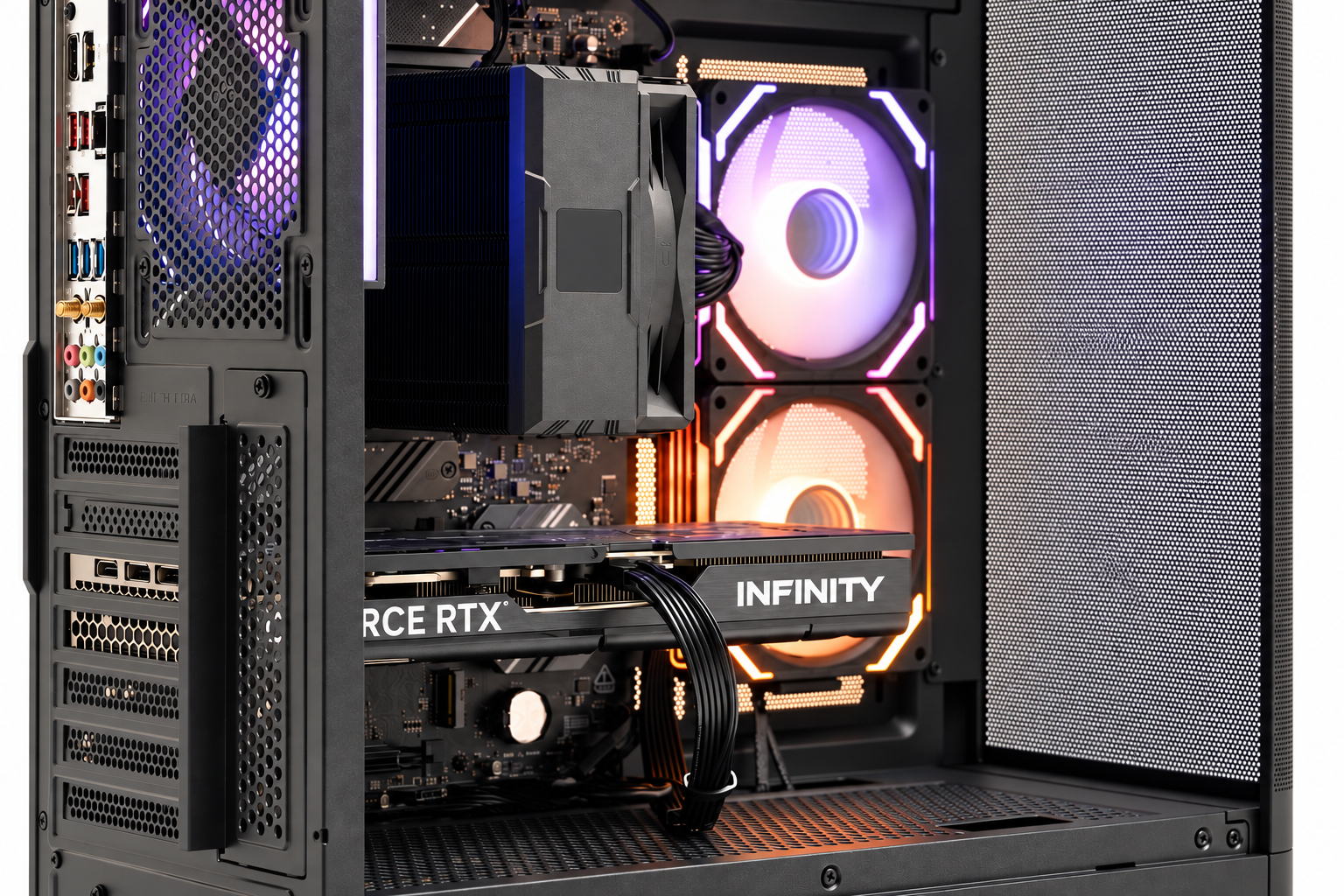 Komputer Obsidian PRIME, Ryzen 5 8400F, 32 GB, RTX 5070 Ti, 1 TB M.2 PCIe
