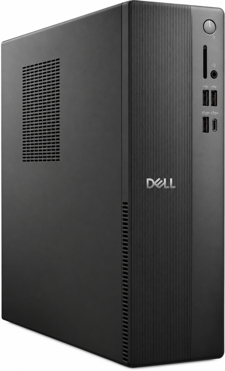 Komputer Dell QVS1260 Slim Essential, Core i3-14100, 8 GB, Intel UHD Graphics 730, 512 GB M.2 PCIe Windows 11 Pro