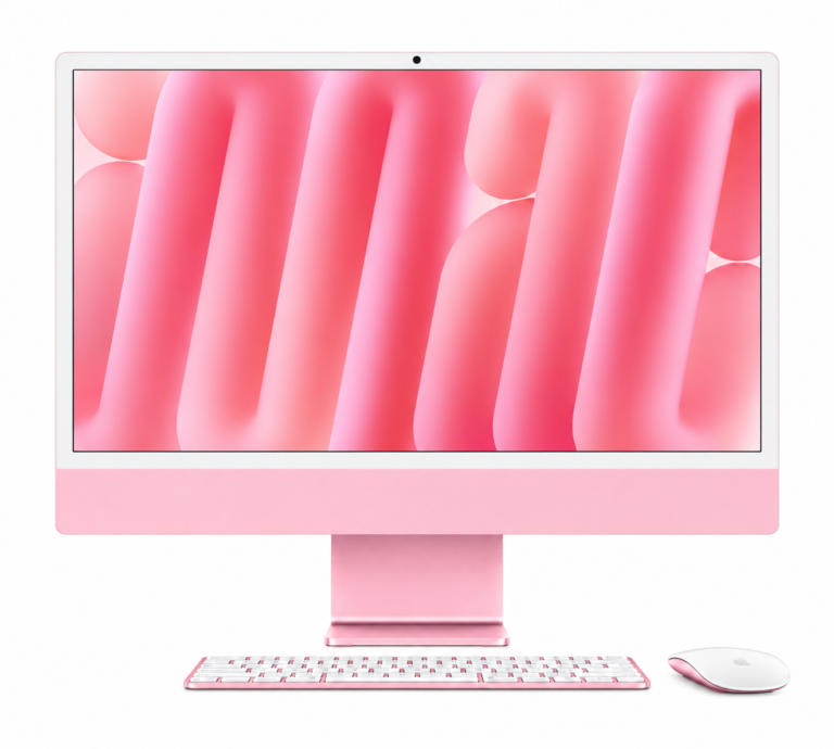 Komputer Apple iMac 24 M4 / 16 GB / 256 GB / 10R GPU / Różowy (MWV43ZE/A)