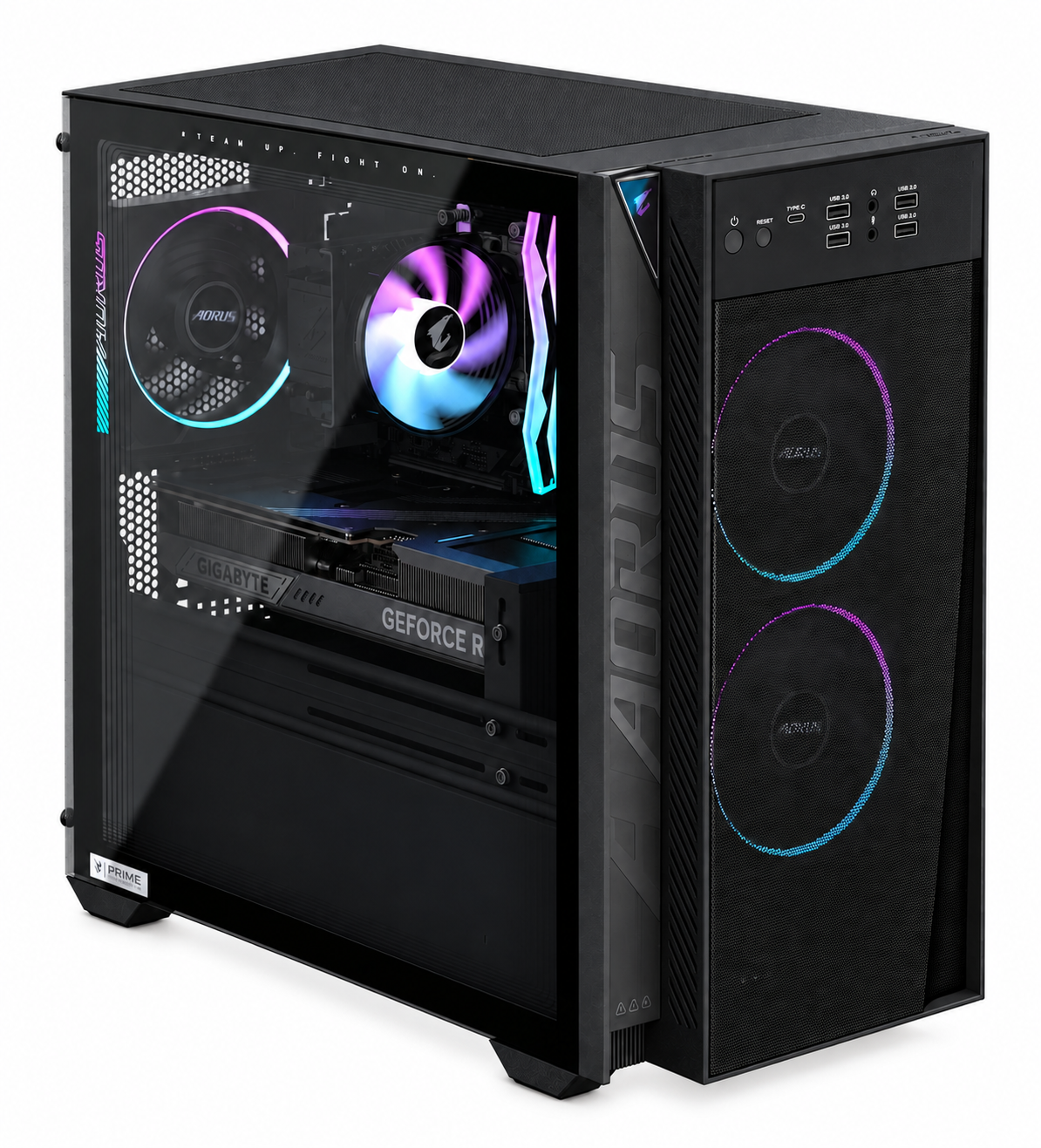 Komputer Gigabyte Aorus Prime 3 AP351, Ryzen 7 9700X, 16 GB, RTX 5060, 1 TB M.2 PCIe Windows 11 Home
