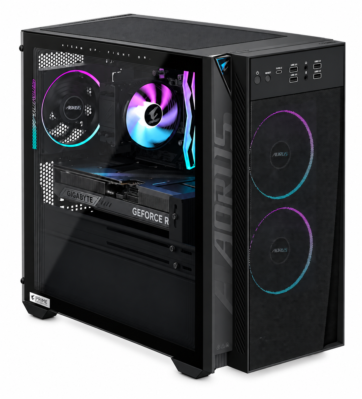 Komputer Gigabyte Aorus Prime 3 AP351, Ryzen 7 9700X, 16 GB, RTX 5060 Ti, 1 TB M.2 PCIe Windows 11 Home