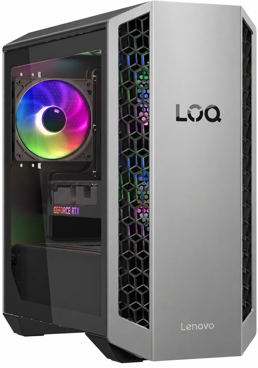 Komputer Lenovo LOQ Tower 26ADR10, Ryzen 7 8745HX, 16 GB, RTX 5050, 512 GB M.2 PCIe Windows 11 Home